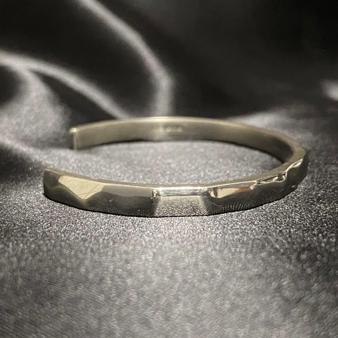 Flea Anthony Design シルバー タタキ バングル ブレスレット