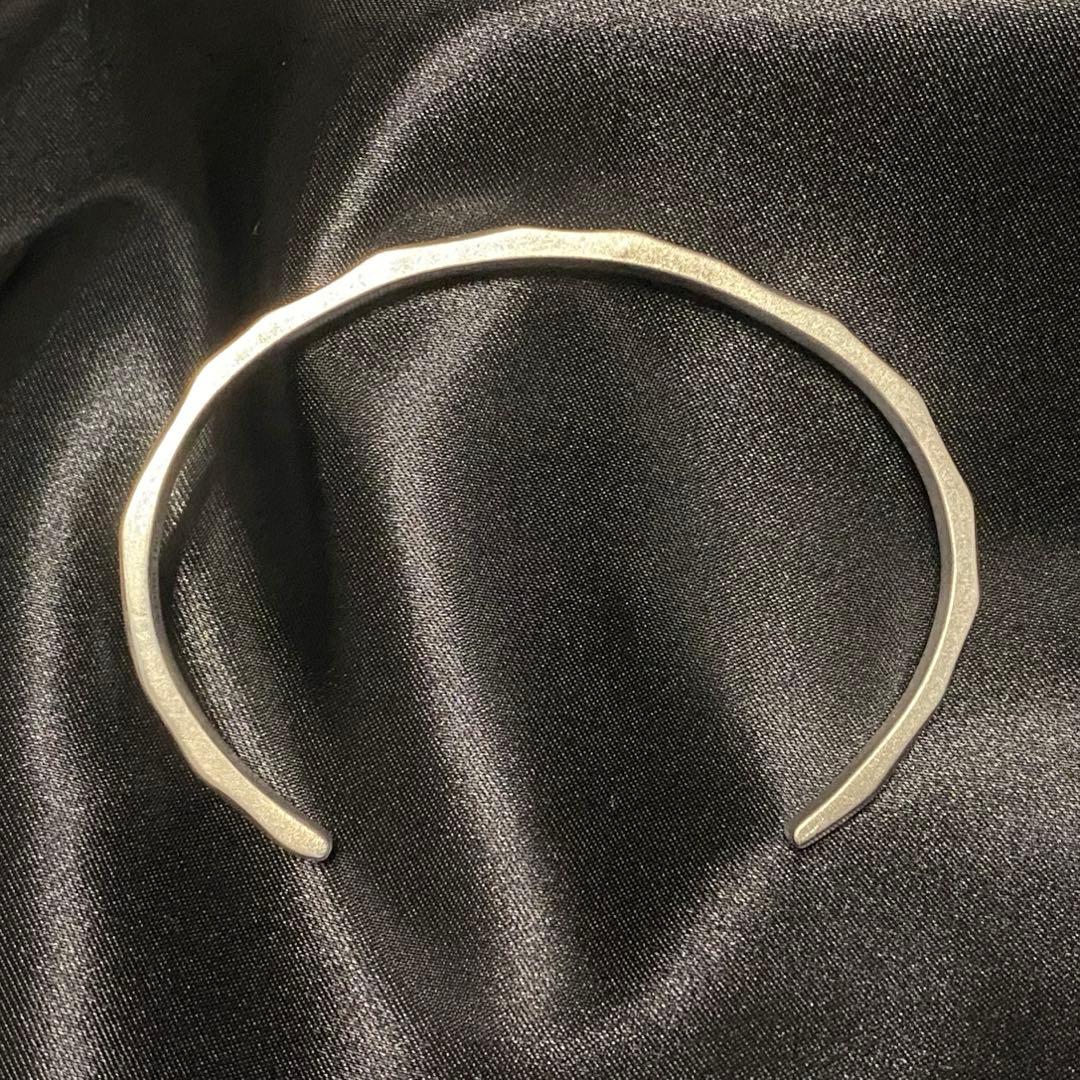 Flea Anthony Design シルバー タタキ バングル ブレスレット