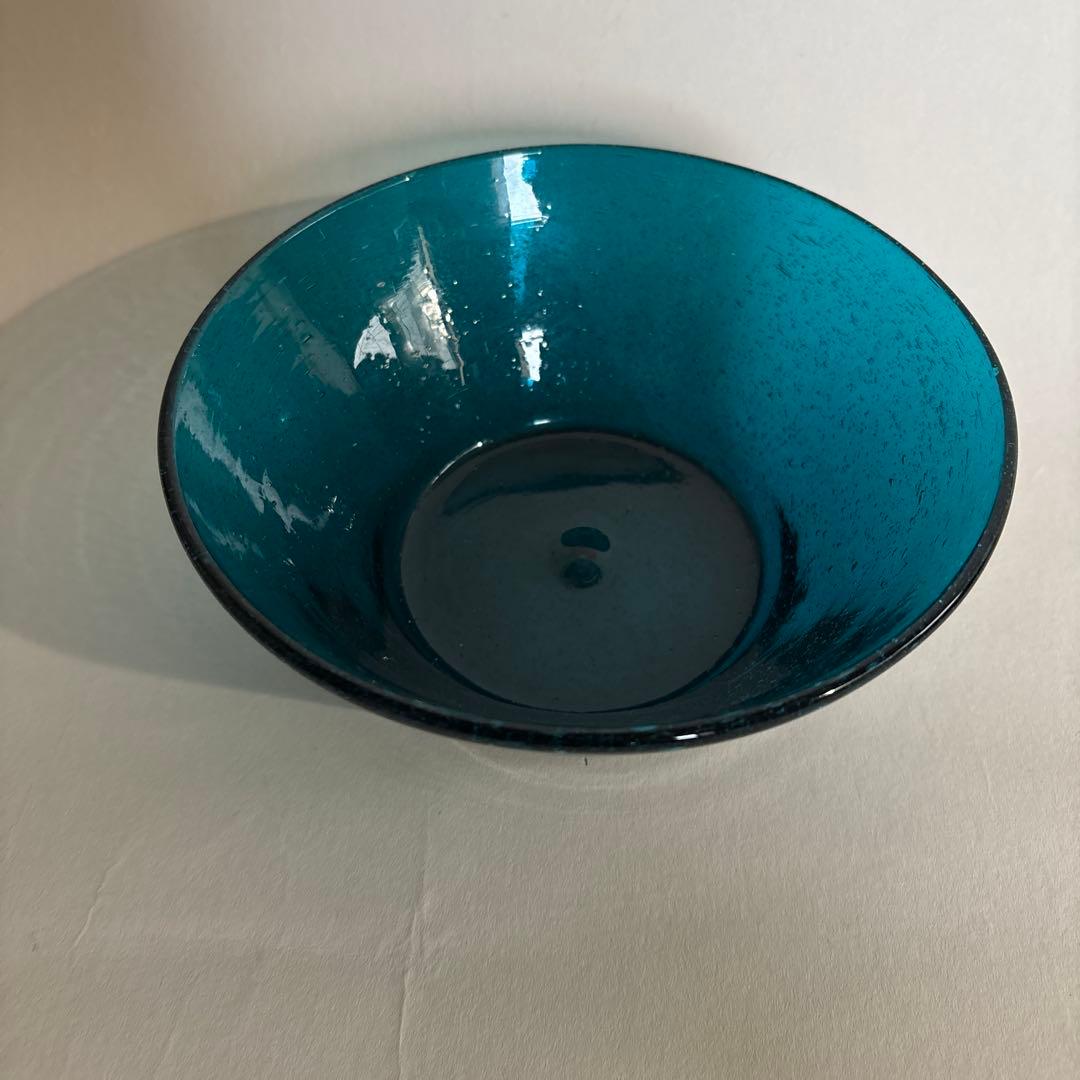 小谷真三　倉敷ガラス　大鉢　サラダボール