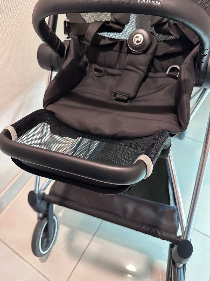 【値下げ！】サイベックス　ミオスプラチナム　グレー　ドリンクホルダー　雨カバー付