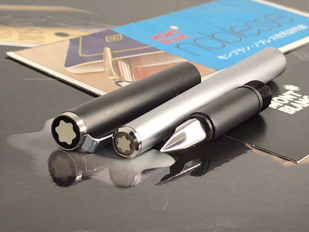 ⭐️非常に稀少なモデルNo1120ブラック&グラファイトメタリック仕上⭐️モンブラン