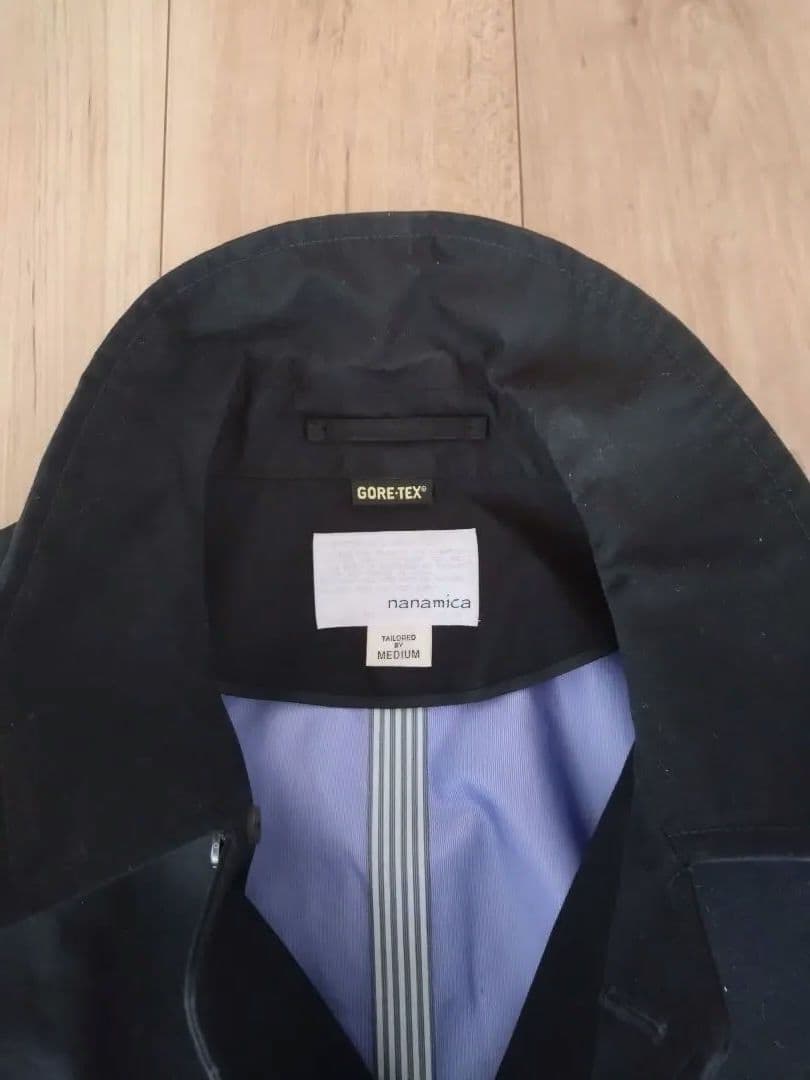 nanamica ナナミカ GORE-TEX ステンカラーコート M ブラック