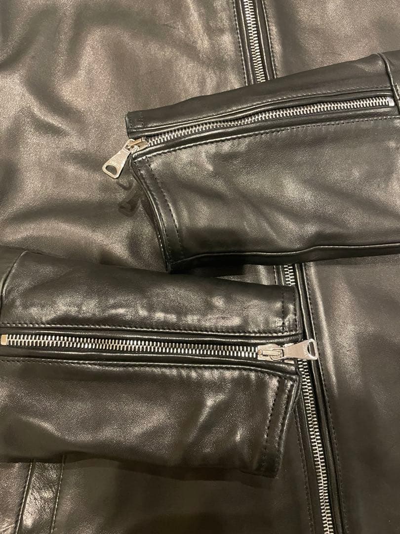 EMMETI × 千場義雅 コラボ 菅原靴店 シングルライダース サイズ48