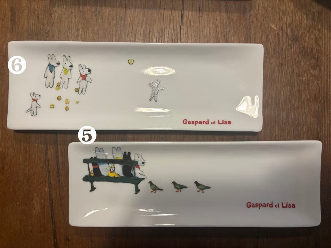 【新品・未使用/6種14枚】リサとガスパール　食器