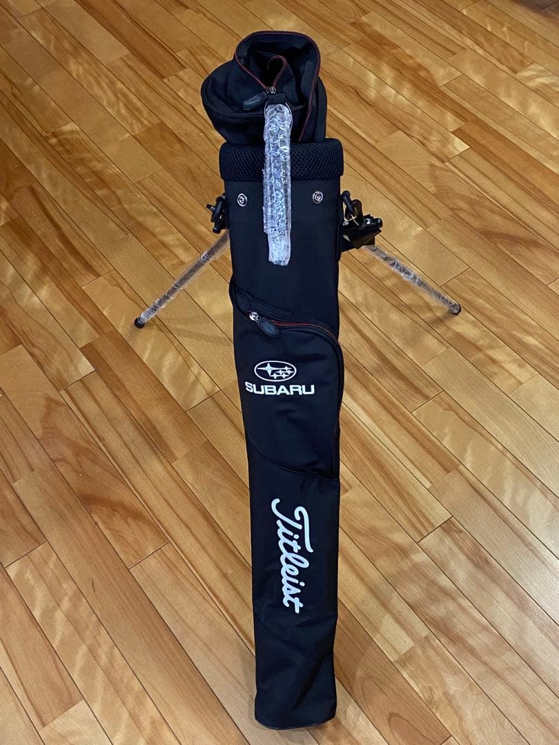 SUBARU Titleist キャディバッグ 黒　新品