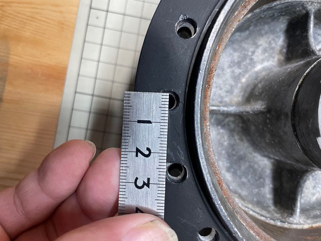 カブ　c50 ホイールハブ　スポーク穴拡張品　ブレーキパネルセット GO