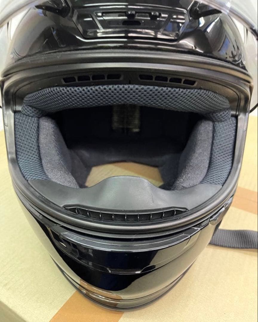 SHOEI Z-7 艶あり黒 Ｌサイズ ゴールド・シルバーミラー付き