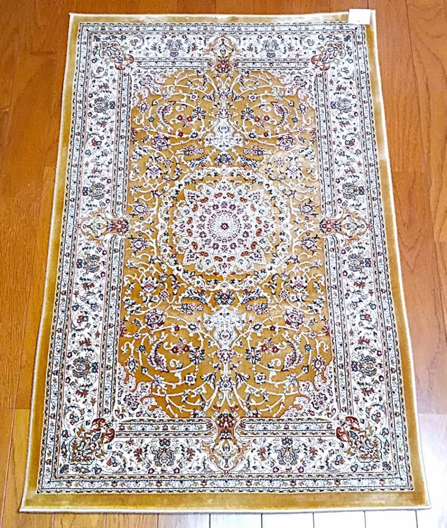 絨毯　玄関サイズ　ゴールド系　期間限定