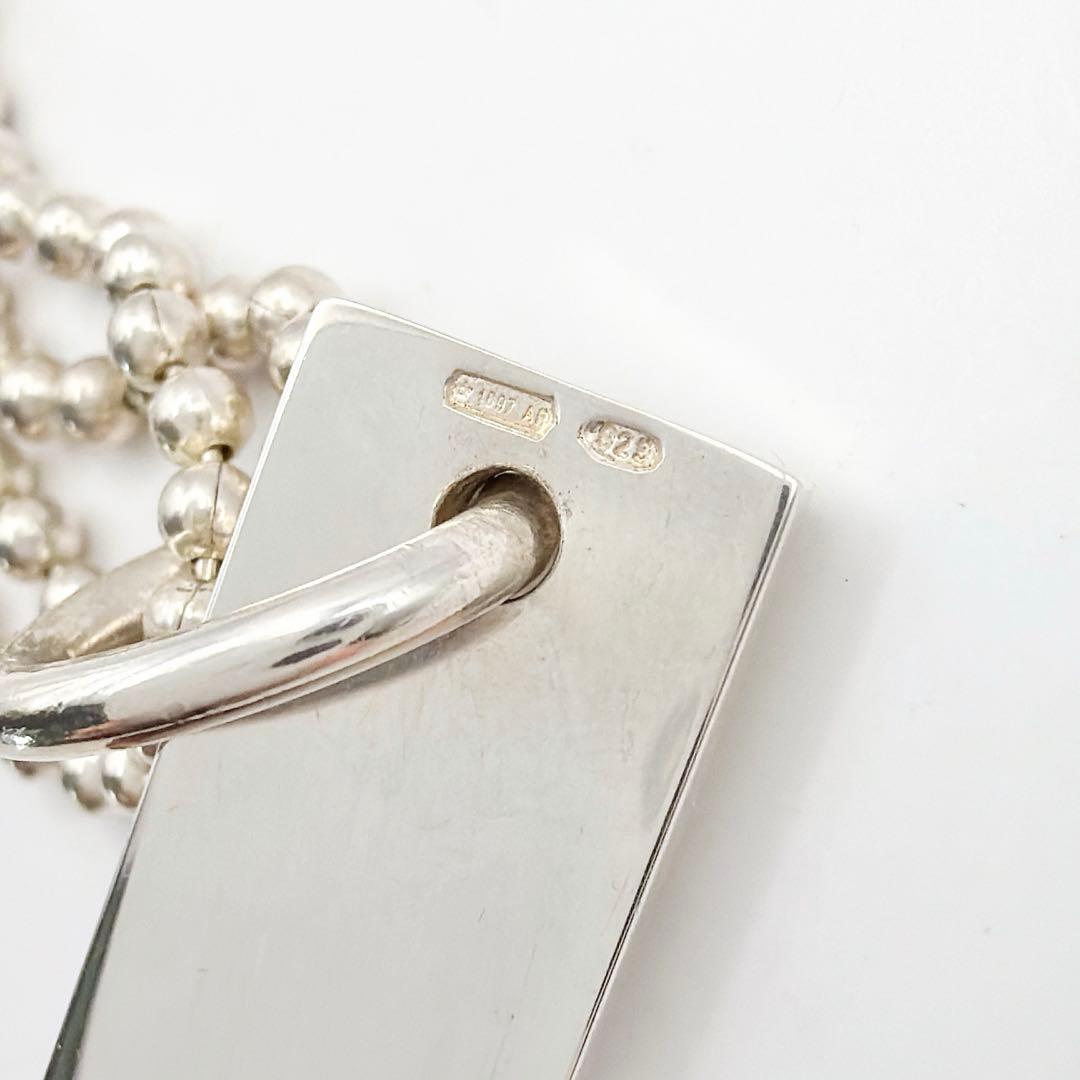 しげたん。　GUCCI シルバーネックレス