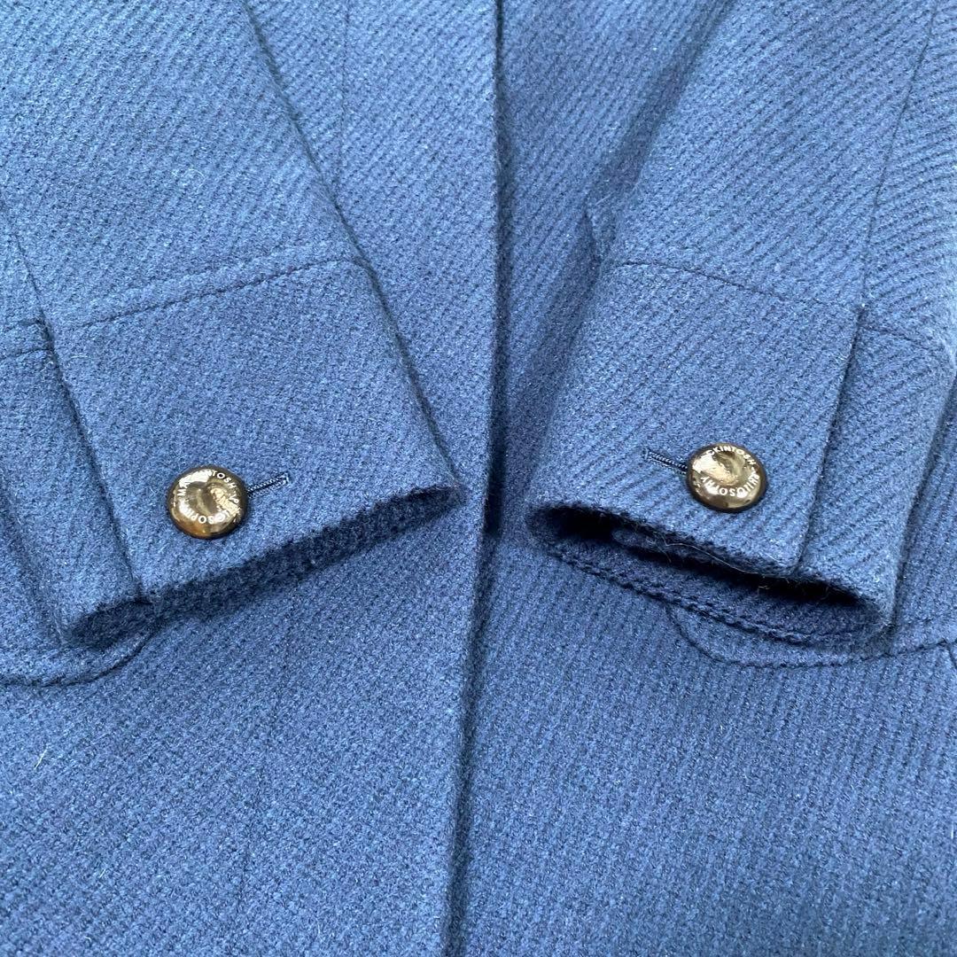 美品✨ マッキントッシュフィロソフィー　アンゴラ混　ウールコート　比翼仕立て