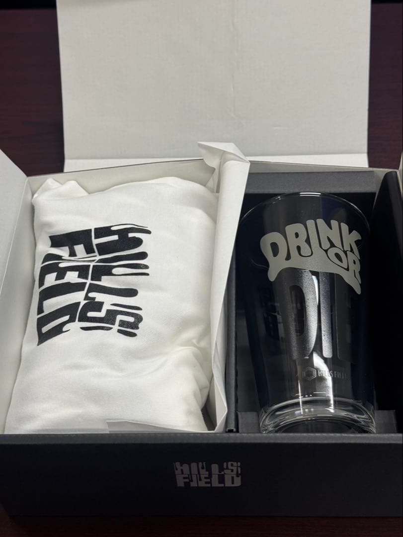 HILLSFIELD 限定 DRINK OR DIE GLASS＋TシャツXL