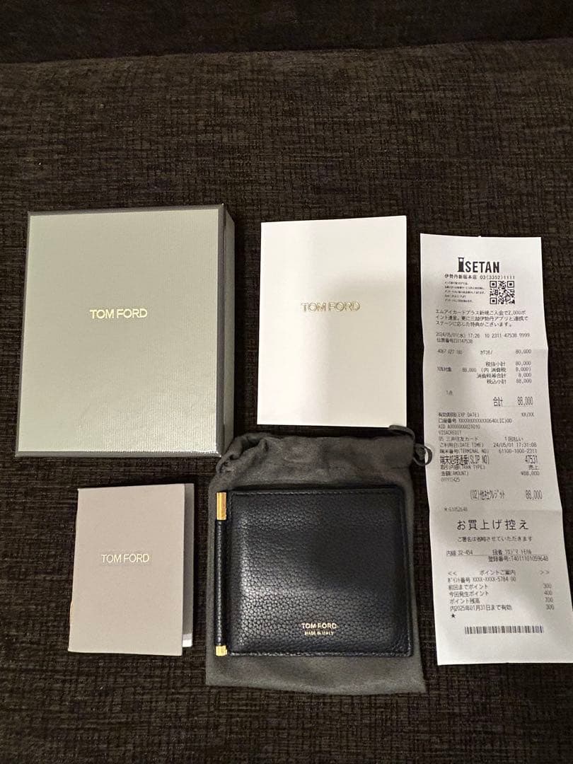 TOM FORD マネークリップ財布