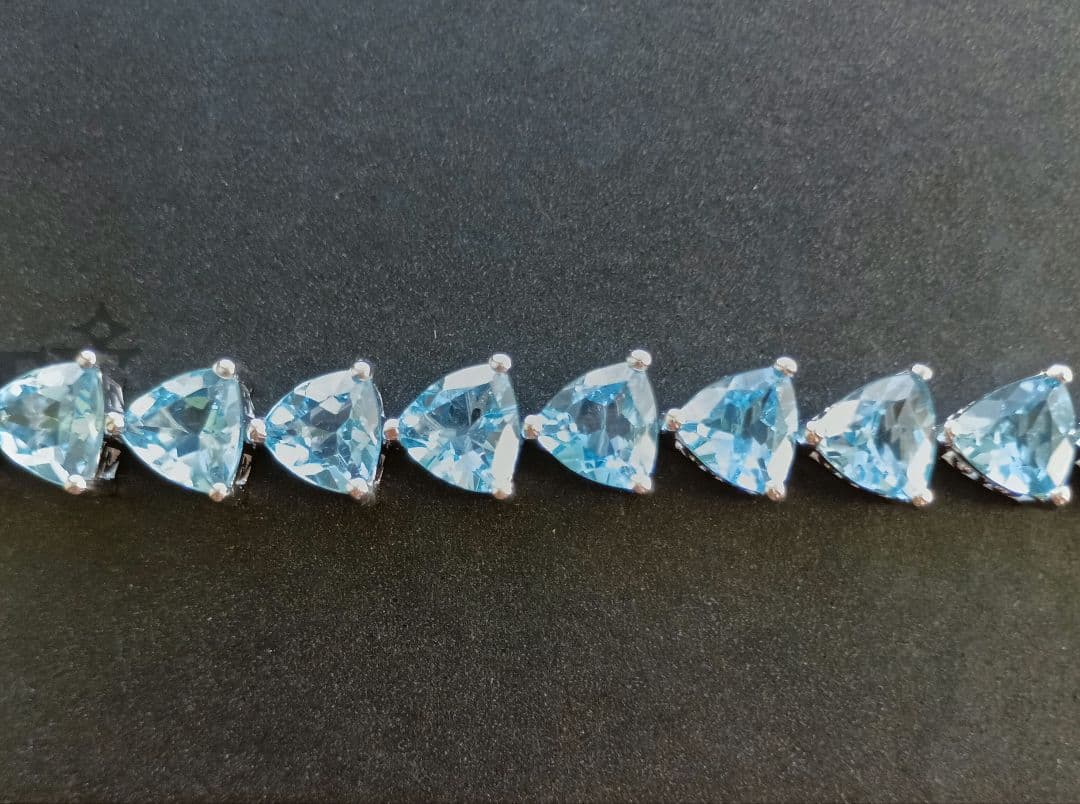 .*様 34.00ct SVスイスブルートパーズブレスレット“La brilla