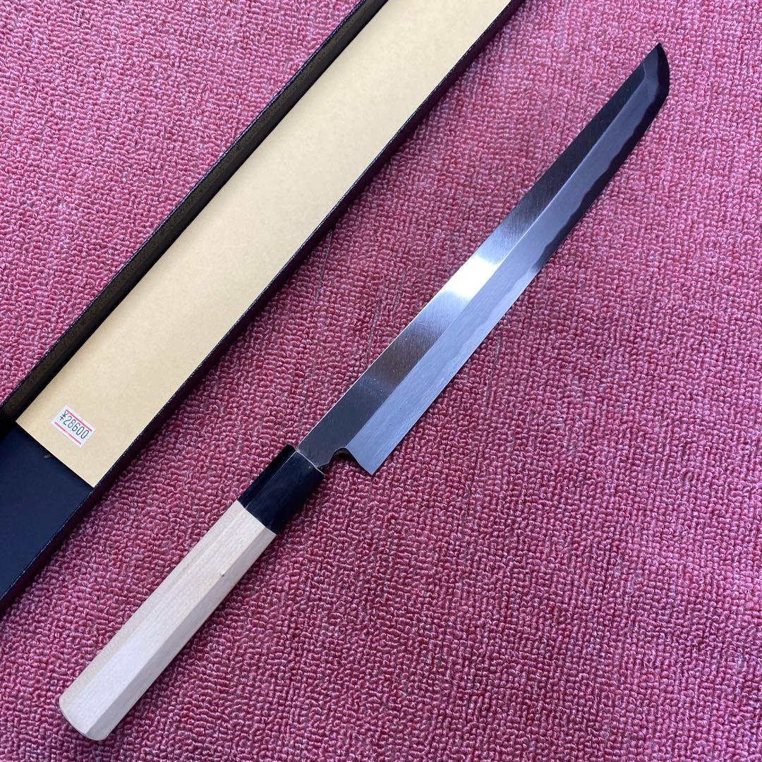 青二鋼　先丸柳刃包丁　270㎜ 9寸