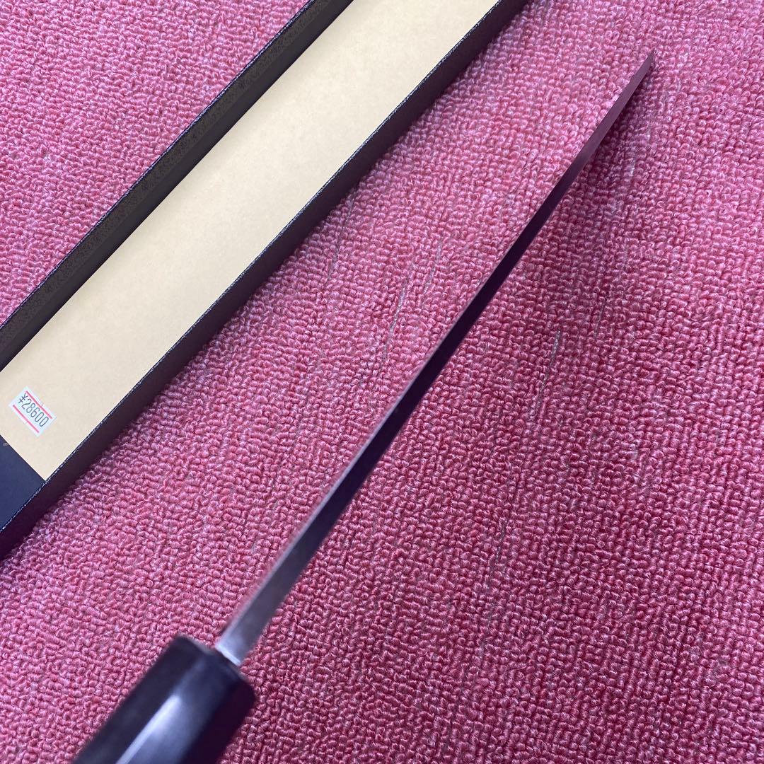 青二鋼　先丸柳刃包丁　270㎜ 9寸