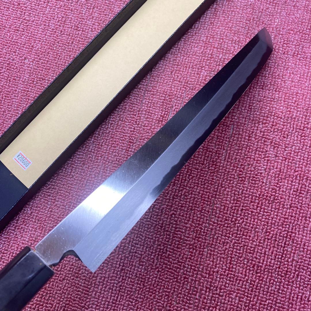 青二鋼　先丸柳刃包丁　270㎜ 9寸