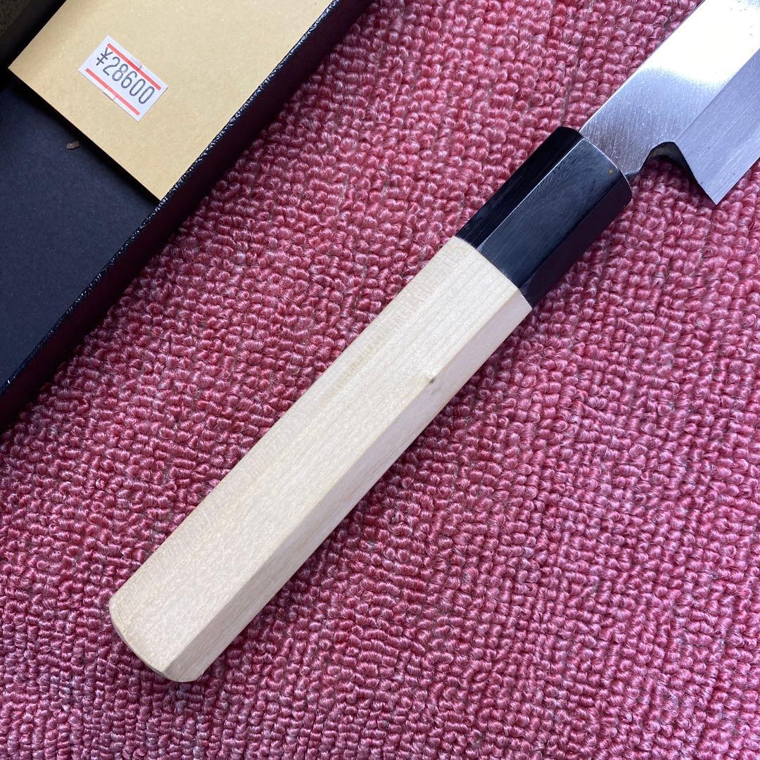 青二鋼　先丸柳刃包丁　270㎜ 9寸