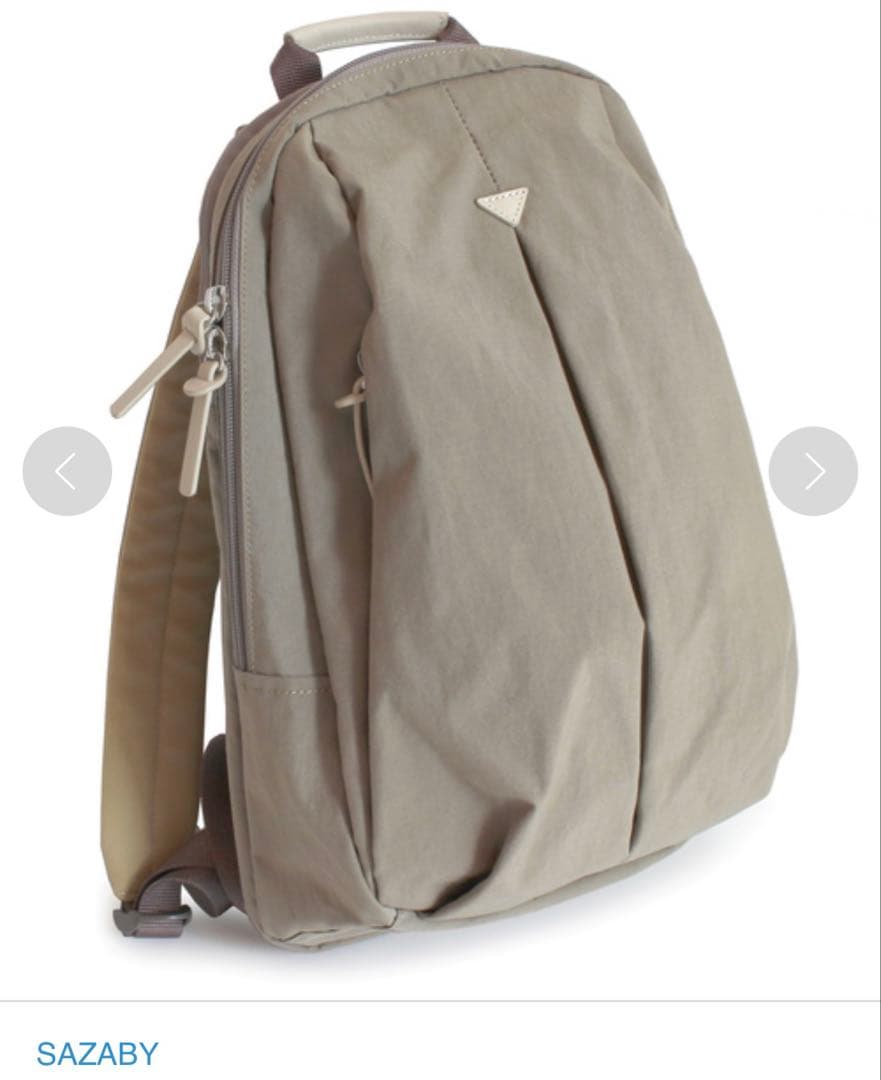 SAZABY PLUS LINE ROUND DAYPACK M グレー