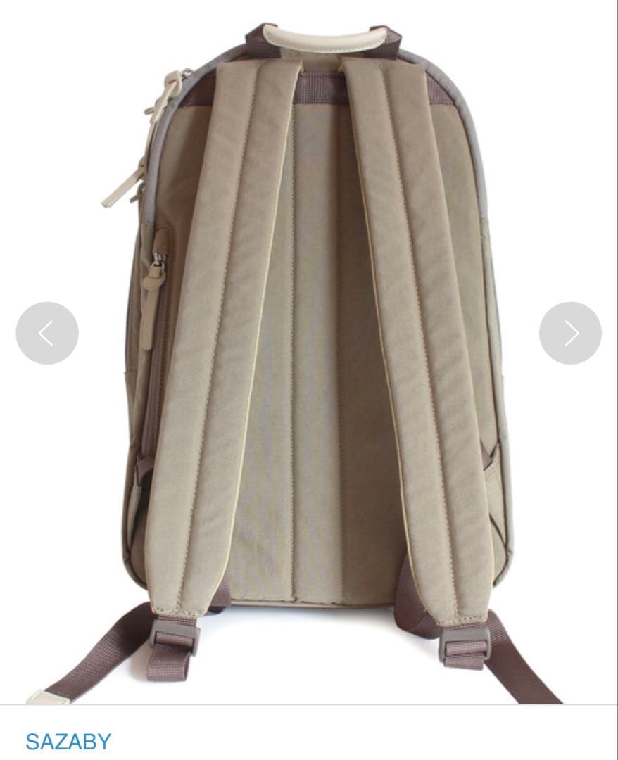 SAZABY PLUS LINE ROUND DAYPACK M グレー