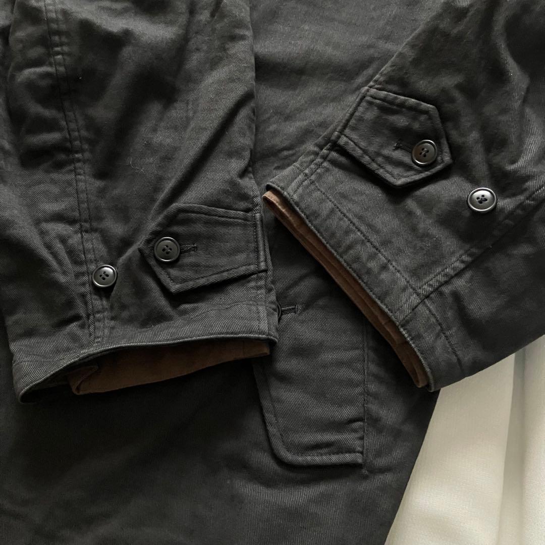 80's ISSEY MIYAKE ステンカラーコート チンスト ブラック