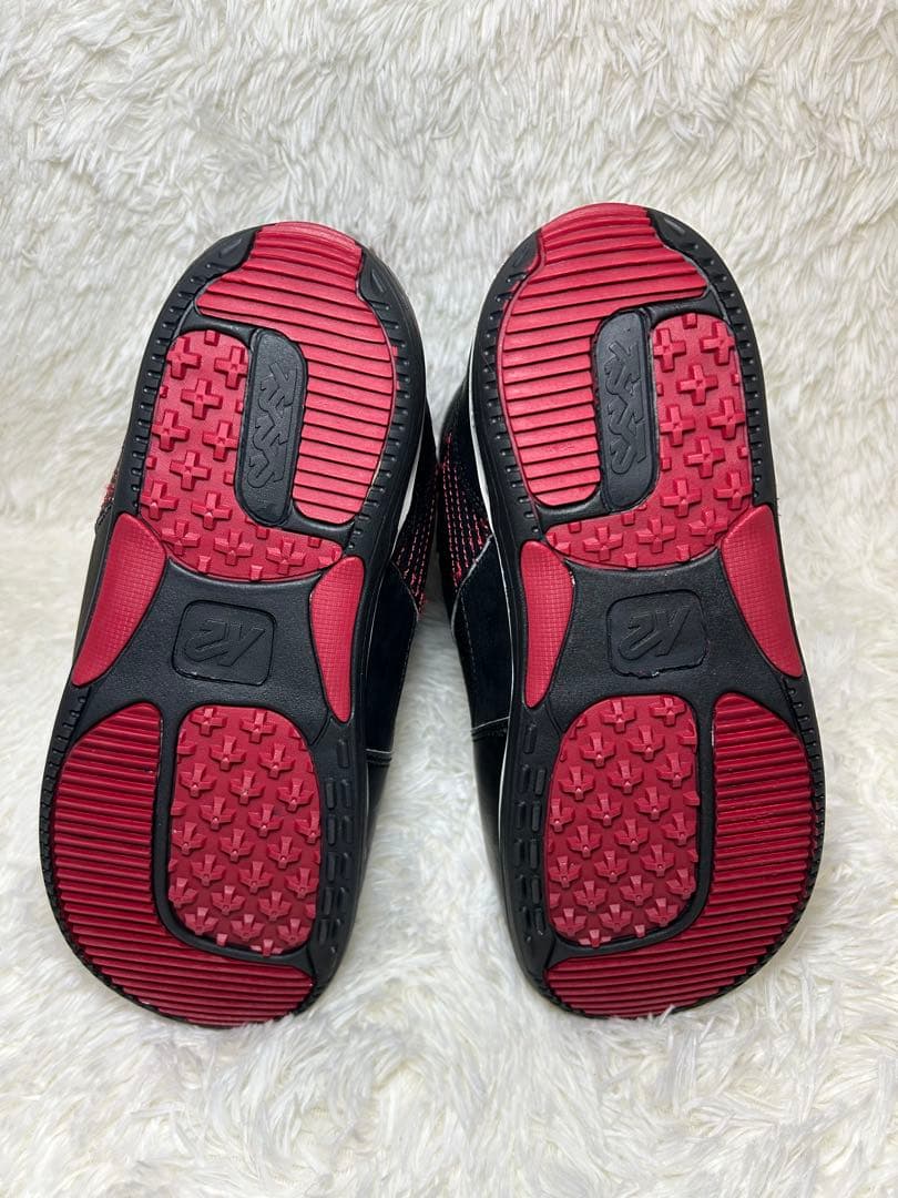 k2 MODELSEEスノーボードブーツ 26cm ブラックレッド　ボア　メンズ