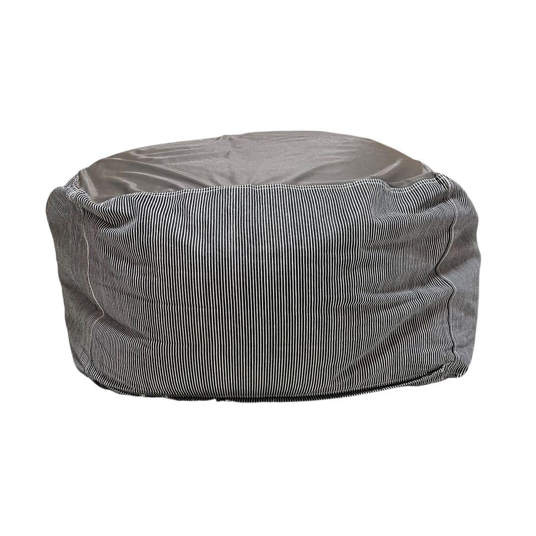 体にフィットするソファ　大 クッション （綿デニム・ヒッコリー） 無印良品