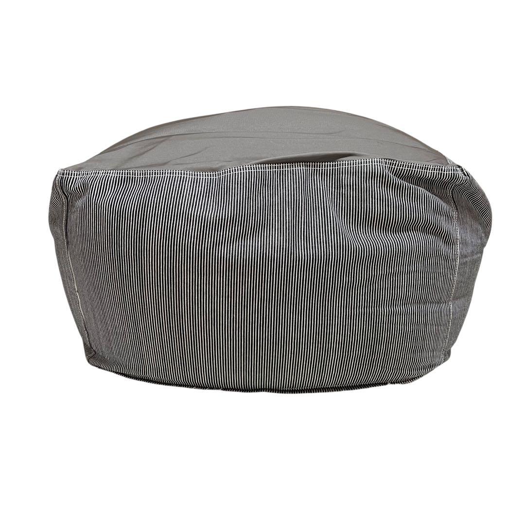 体にフィットするソファ　大 クッション （綿デニム・ヒッコリー） 無印良品