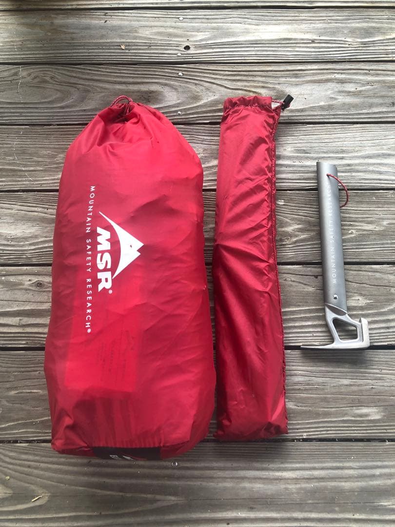 MSR ELIXIR1 1人用 テント MSR ステイクハンマー セットす