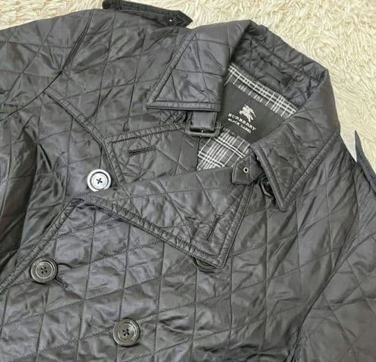 【美品】バーバリーブラックレーベル キルティング[ 限定]トレンチコート ベルト