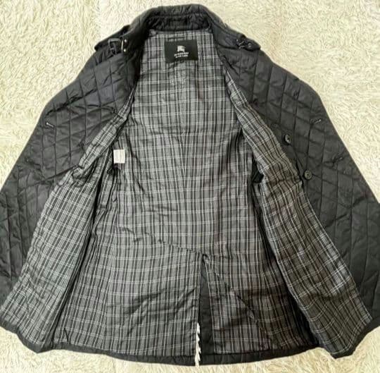 【美品】バーバリーブラックレーベル キルティング[ 限定]トレンチコート ベルト