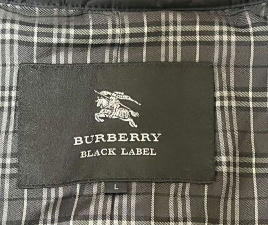 【美品】バーバリーブラックレーベル キルティング[ 限定]トレンチコート ベルト