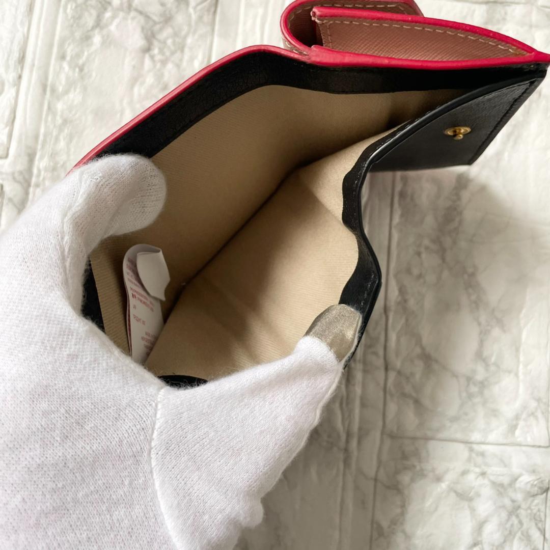 未使用級✨MARNI 三つ折り財布 ミニウォレット TRIFOLD WALLET