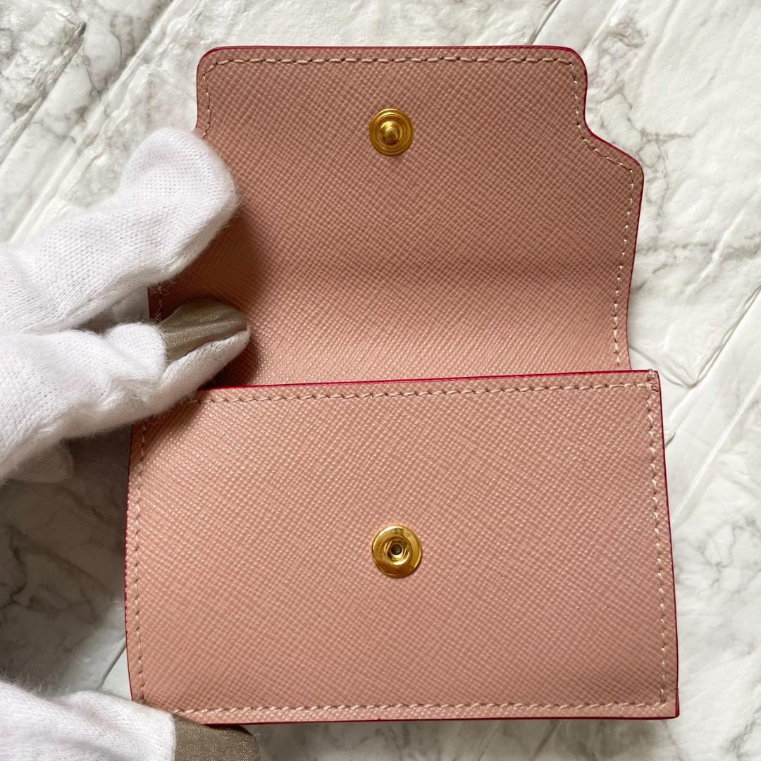 未使用級✨MARNI 三つ折り財布 ミニウォレット TRIFOLD WALLET