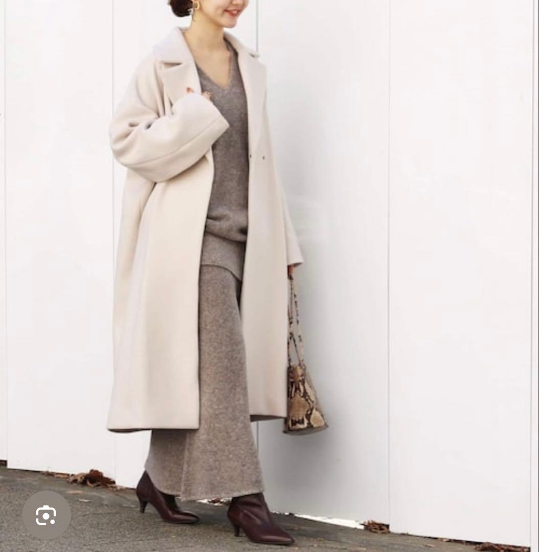 IENA manteco オーバーチェスターコート　ナチュラル