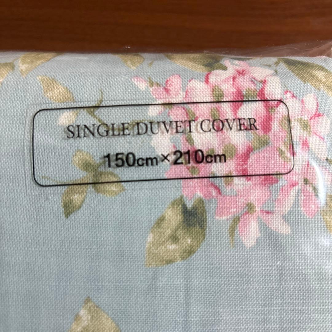 新品未開封 ローラアシュレイ掛け布団カバー ミルナー ブルー シングル