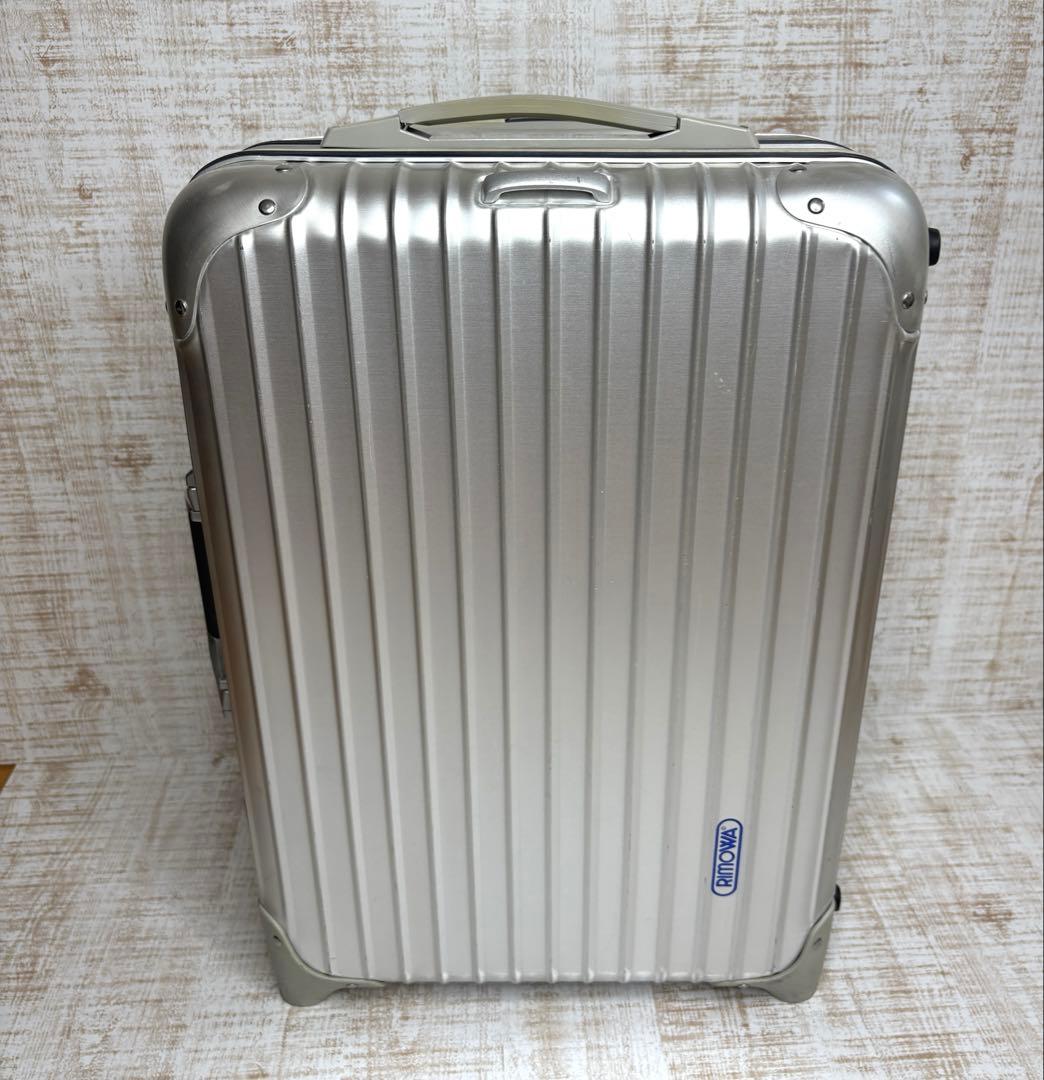 廃盤RIMOWAトパーズ　シルバーインテグラル　32L 2輪　機内持込み