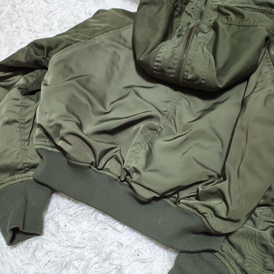 AZUL BY MOUSSY 短丈 N-2B カーキ Y2K