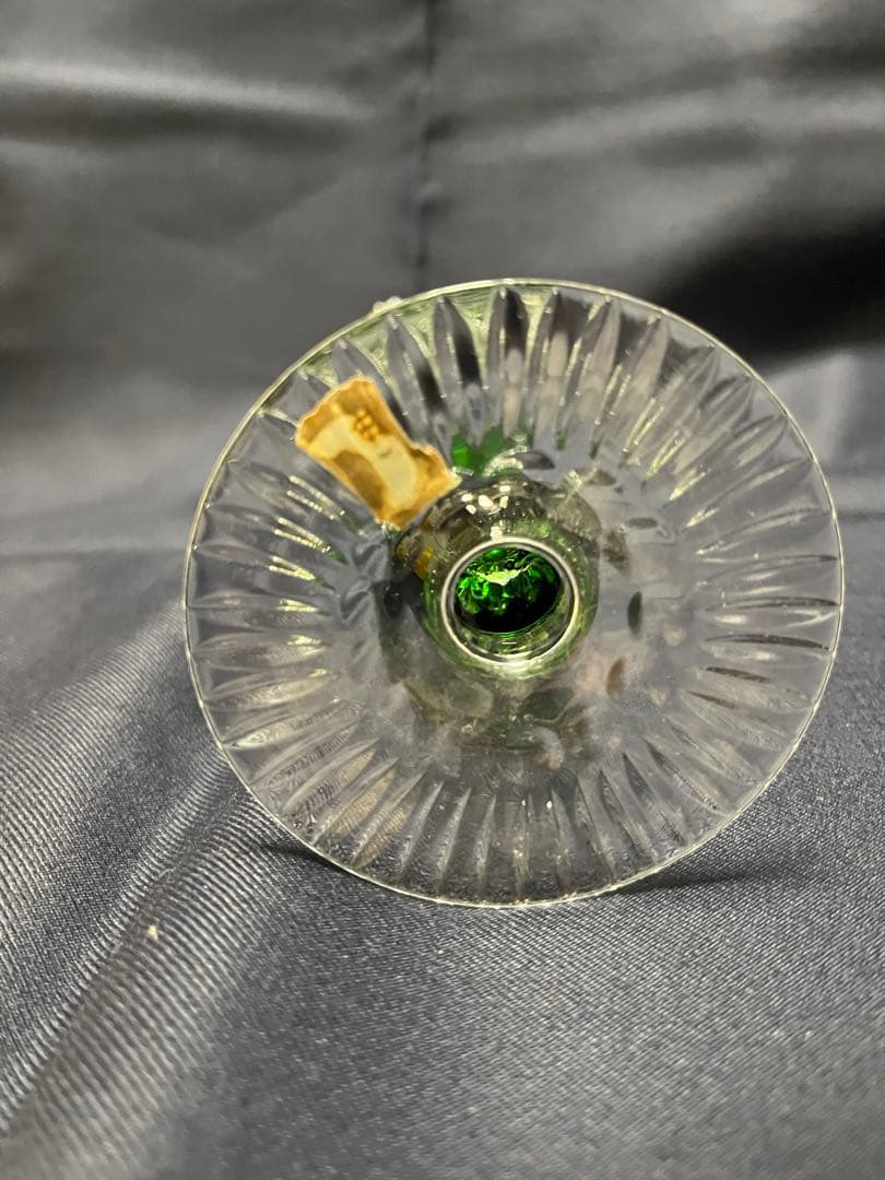 Meissen crystal 色被せ 一輪挿し