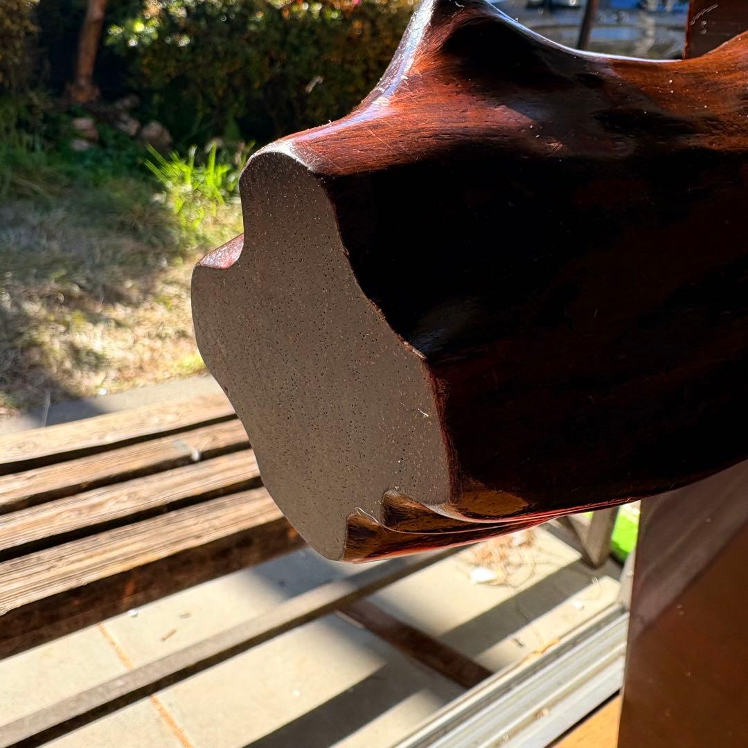 希少 紫紫檀 （アフリカンパドゥーク）座卓 和室 テーブル