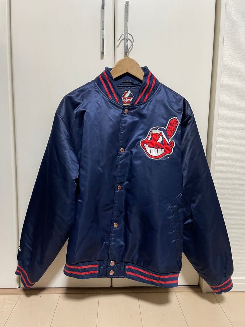 majestic MLB インディアンススタジャン