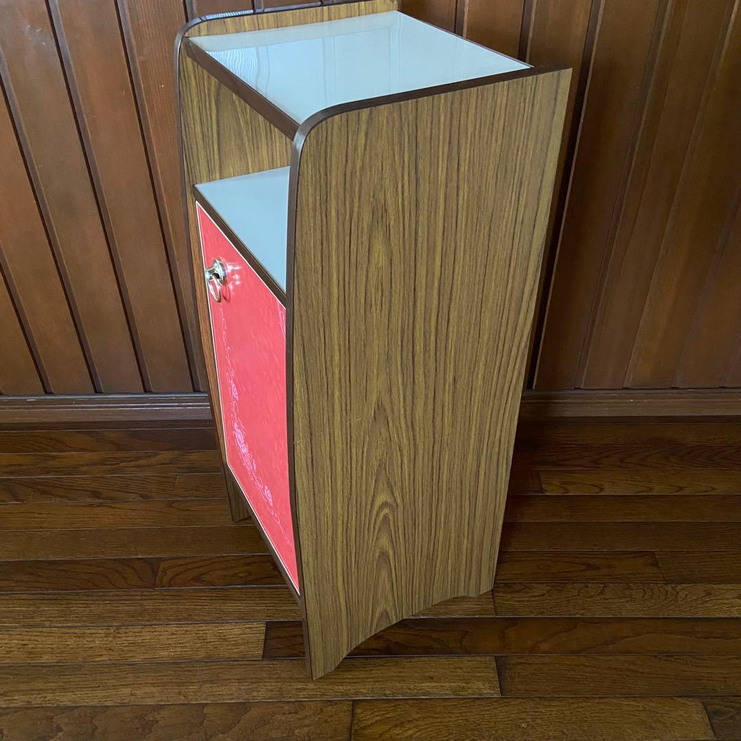 昭和レトロ　収納棚　電話台　美品　飾り台