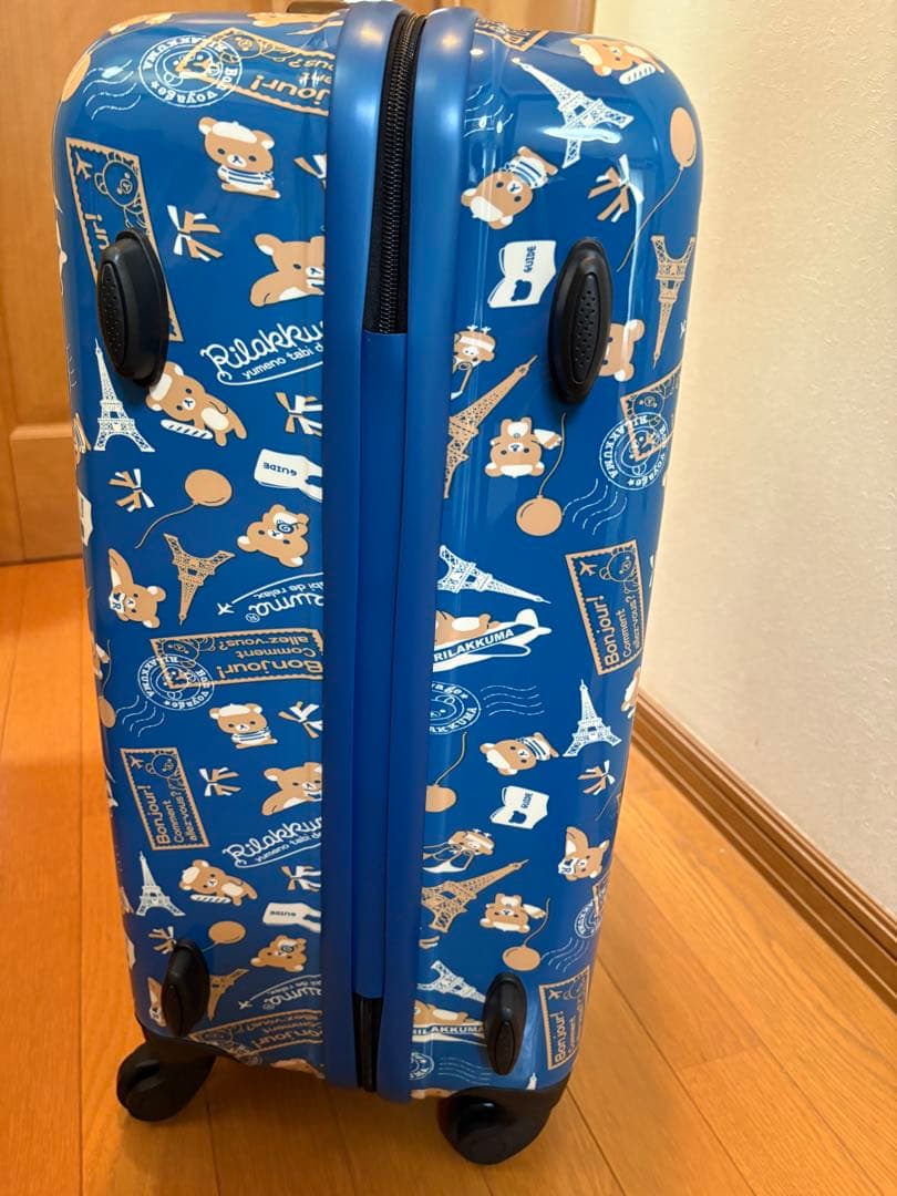 リラックマ　キャリーケース 青　スーツケース