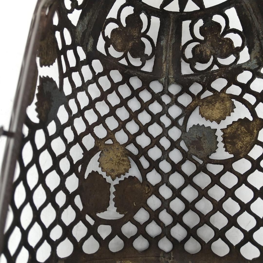 吊り灯籠 吊灯籠 灯篭 置き灯篭 葵紋 高岡銅器 高さ40cm アンティーク調