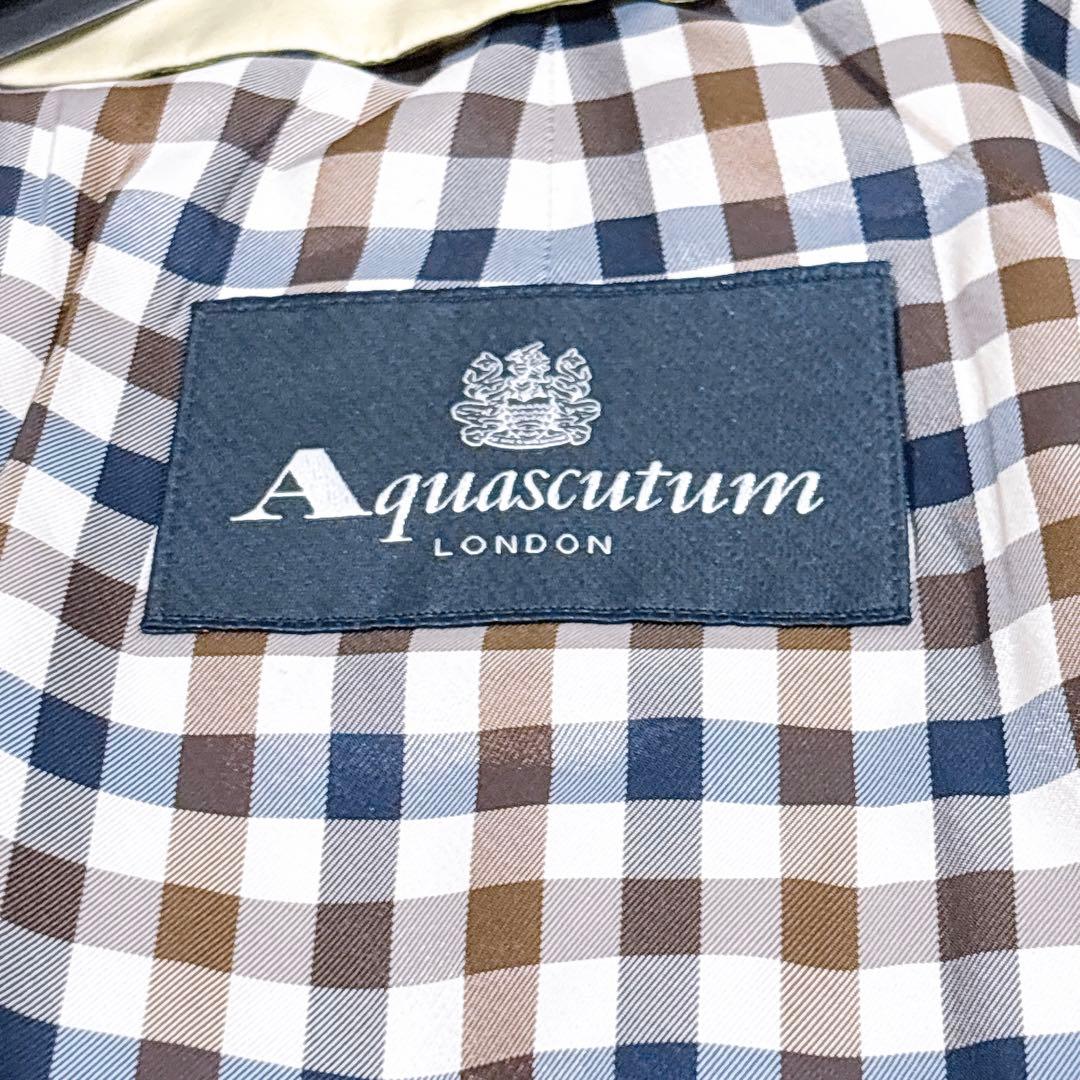 未使用✨　アクアスキュータム　ステンカラーコート　ライナー　ベージュ　42