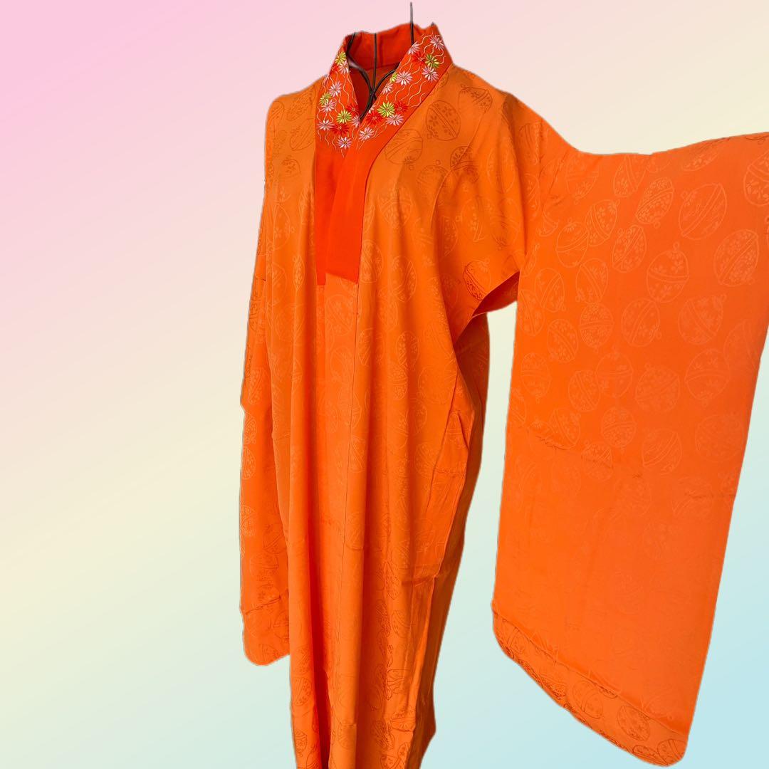 【★豪華刺繍★】七五三セット　七歳　振袖　ハーフ成人式　着物　襦袢　高島屋　正絹