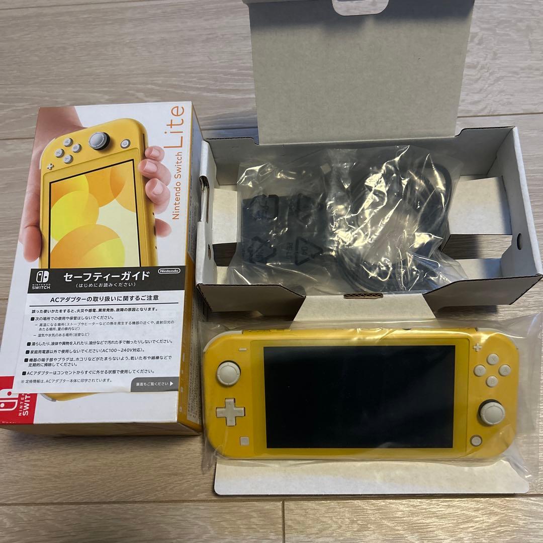 【箱・充電器あり】Nintendo Switch Lite イエロー