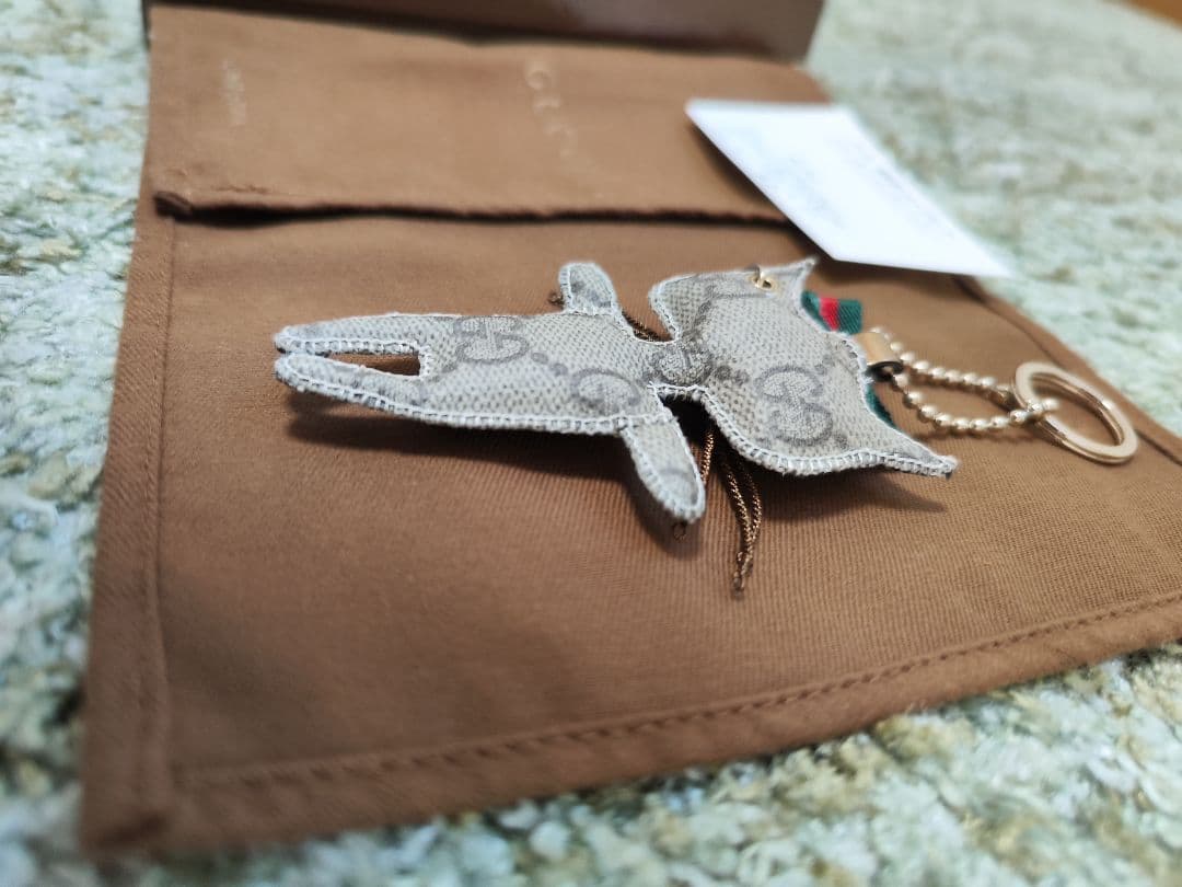 【未使用・希少】GUCCI グッチョリクリスティーナ ネコキーホルダー付属品あ