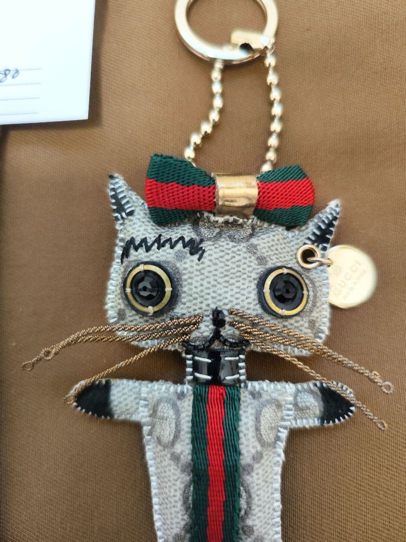 【未使用・希少】GUCCI グッチョリクリスティーナ ネコキーホルダー付属品あ