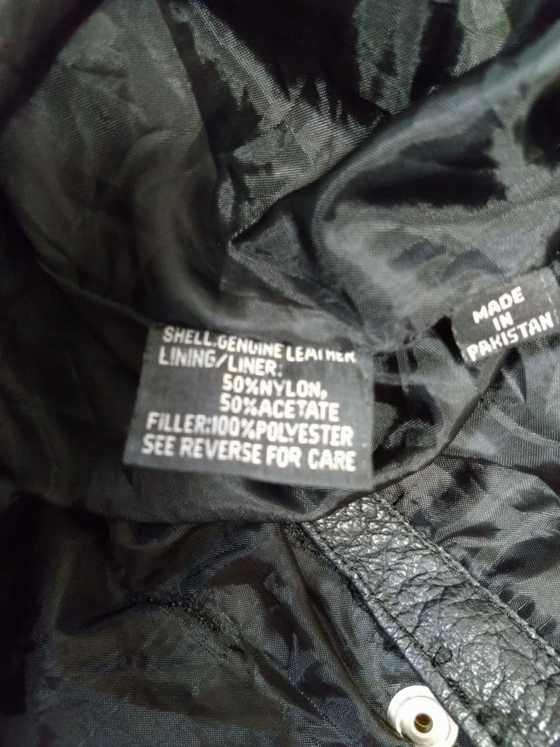 UK製 Interstate Leather シングルライダース 2XLサイズ