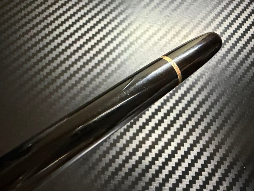 美品 エボナイト芯 モンブラン 144 万年筆 ブラック 全金 EF 極細字